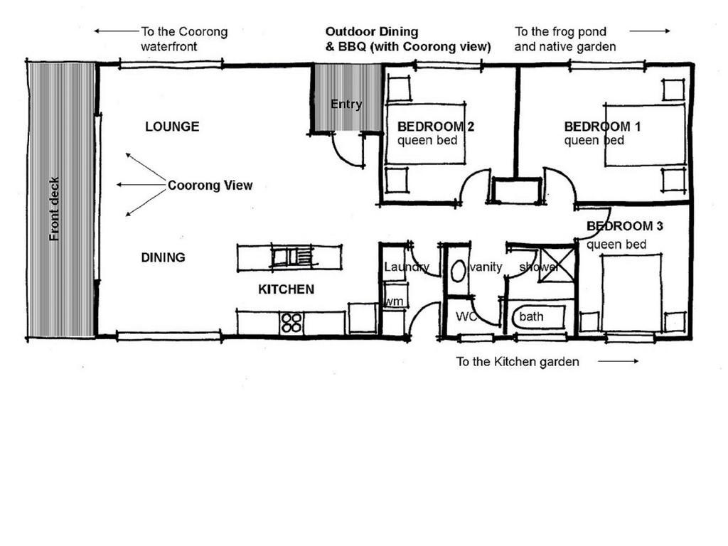 Coorong Waterfront Retreat Villa Meningie ภายนอก รูปภาพ